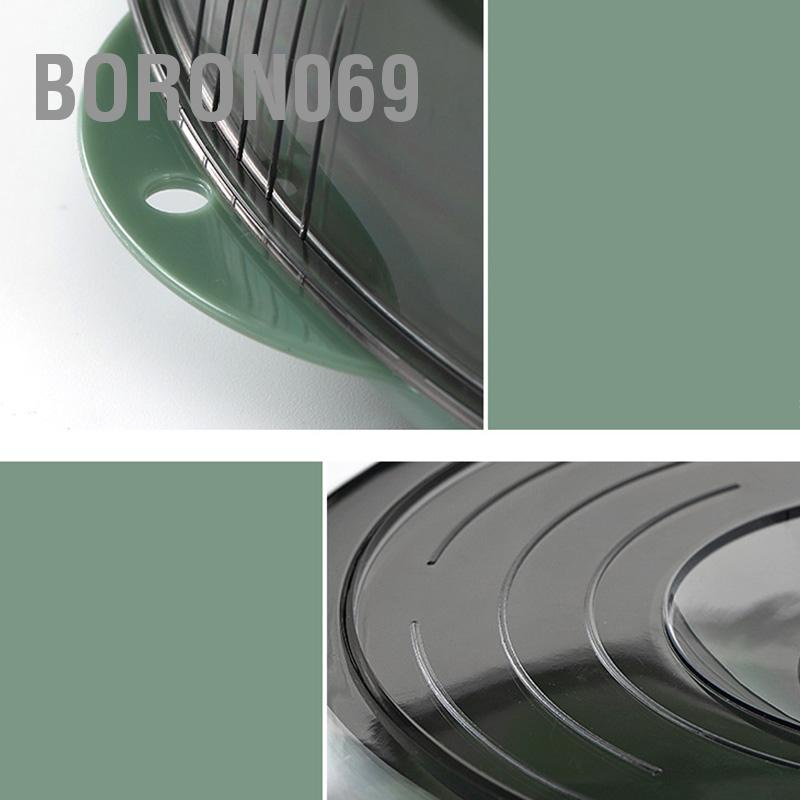 Boron069 Nắp đĩa PET Bảo quản cách nhiệt trong suốt Chống bụi để nấu ăn dã ngoại tại nhà