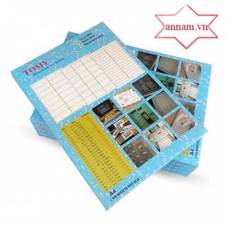 GIẤY DÁN NHÃN TOMY A4 (No.125 đến No.149)