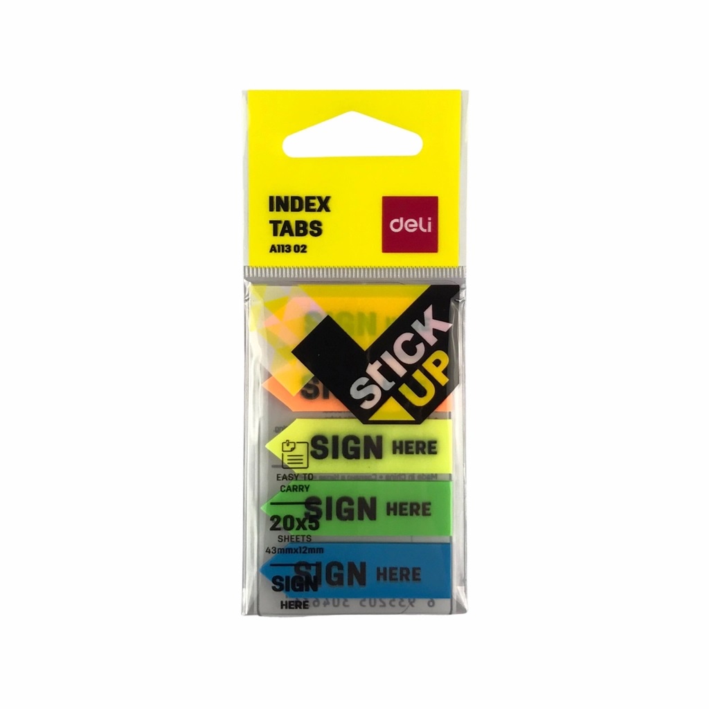 [Hỏa Tốc] Giấy phân trang 5 màu deli W7154, Note phân trang EA11302 ( Hàng chính hãng DELI)