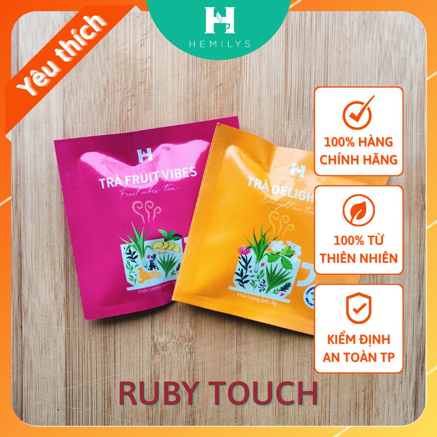 TRÀ HOA THẢO MỘC HEALTHY CAO CẤP RUBY TOUCH - Bổ sung vitamin cho da