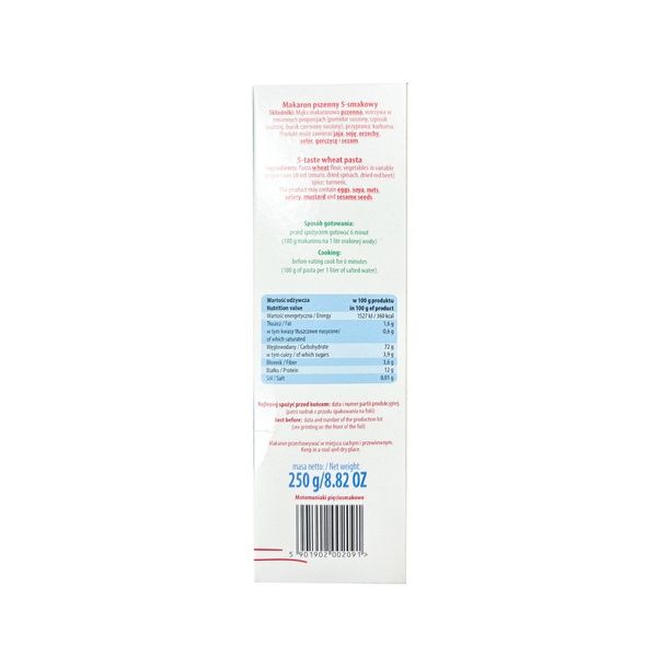 Mì nui rau củ cho bé hình xe động cơ Bartolini 250g