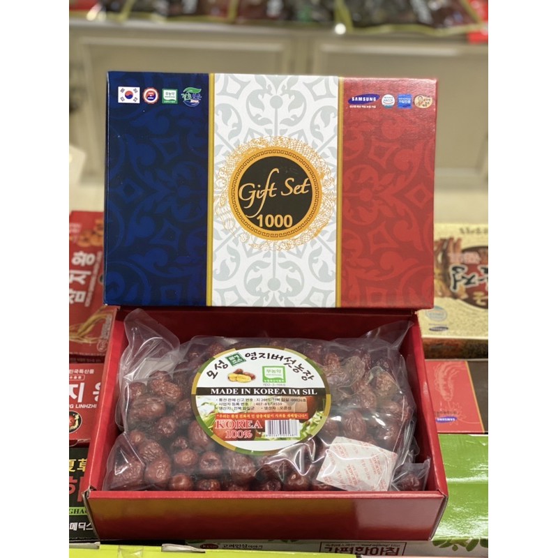 [Mã GROADO2 giảm 10% đơn 150K] [HÀNG MỚI VỀ] Táo Đỏ Sấy Khô Hộp Quà 1kg Hàn Quốc | BigBuy360 - bigbuy360.vn