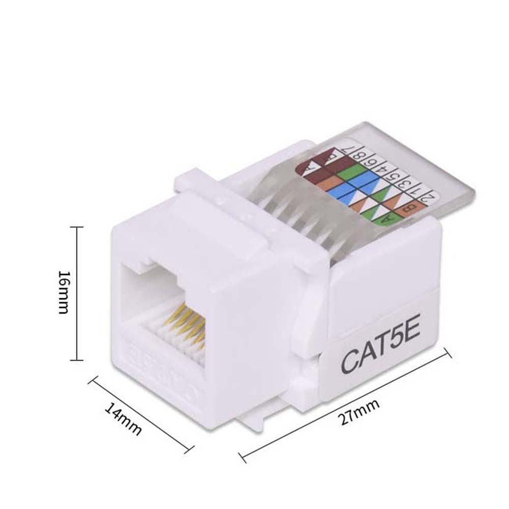 Set 5 Đầu Nối Dây Cáp Mạng Rj45 Cat5E Utp Chuyên Dụng