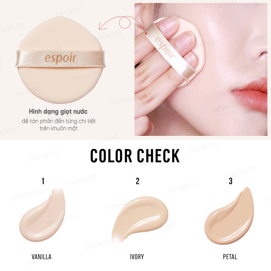 Phấn Nước Espoir  ProTailor BeGlow Cushion SPF42 PA++