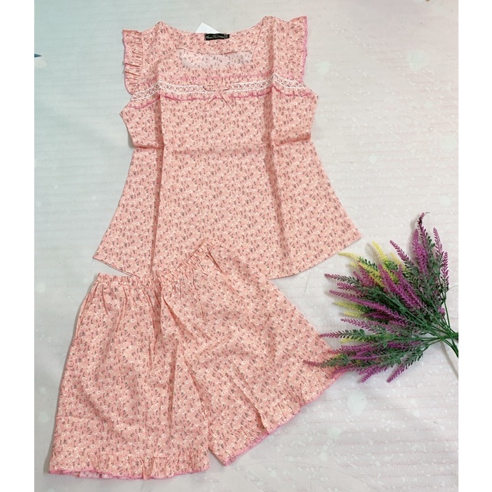Đồ bộ nữ tay cánh tiên 💞FREESHIP💞 quần đùi vải lụa mềm, mịn, mặc mát hợp thời trang.