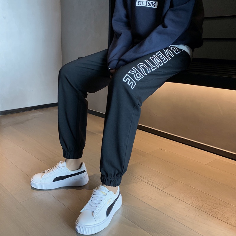 NRVP Quần Thể Thao Ống Rộng Phong Cách Thời Trang Hàn Quốc Dành Cho Nam Và Nữ