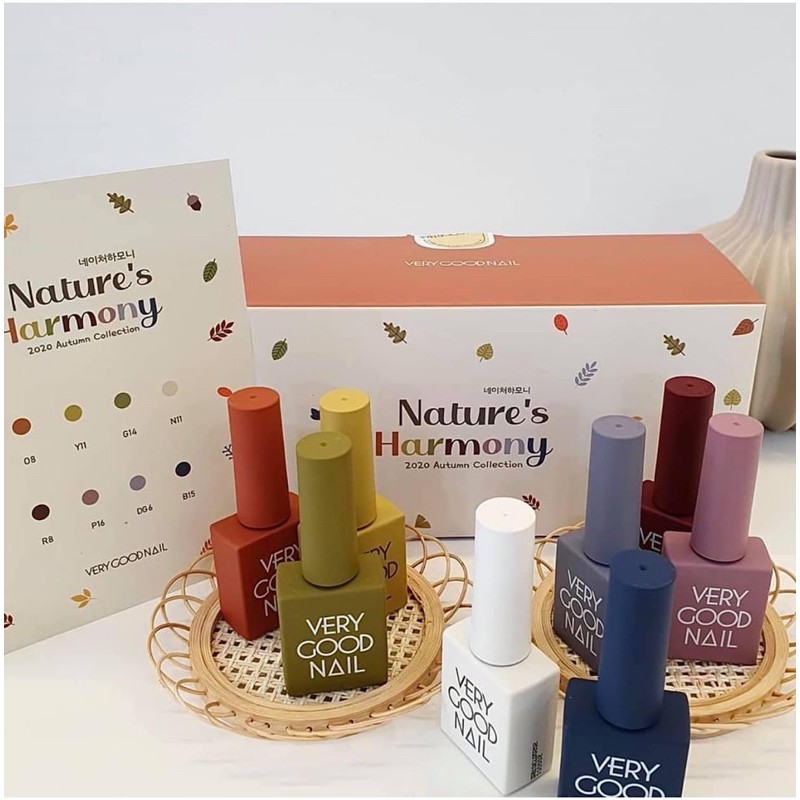 Sơn gel very good nail chính hãng hàn quốc set harmony 2020