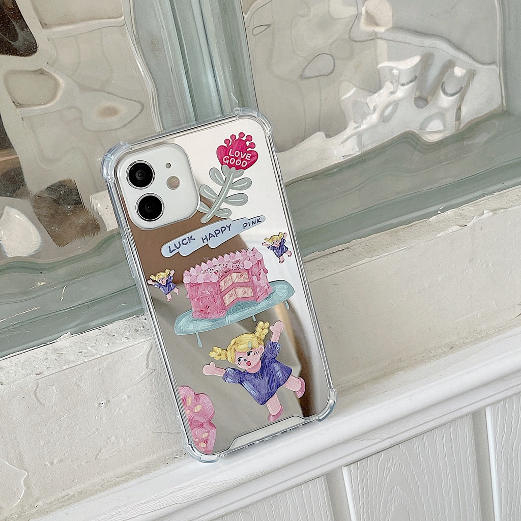 Ốp lưng iphone Ốp Điện Thoại Silicon TPU Tráng Gương Thời Trang Cho iPhone pro 11 pro X Xr Xs Max 7 8 Plus 13 14pro pro Mini 14 Dinuo case