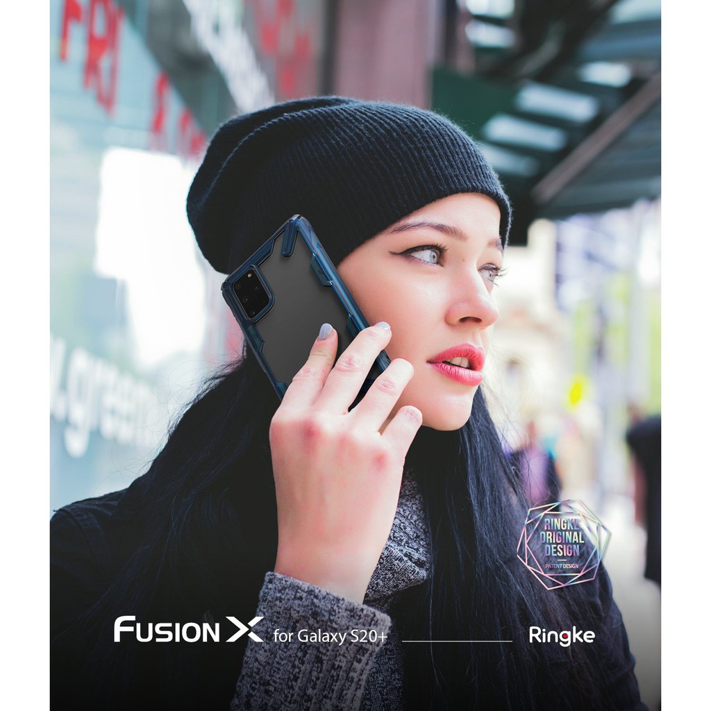 Ốp lưng Galaxy S20 Plus Ringke Fusion X (Fusion X Galaxy S20+ Case) - Nhập khẩu Hàn Quốc
