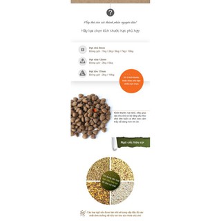 (1kg) THỨC ĂN HỮU CƠ NATURAL CORE CHO CHÓ THỊT VỊT (túi nguyên)
