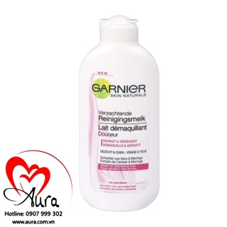 Sữa rửa mặt garnier da khô 200ml
