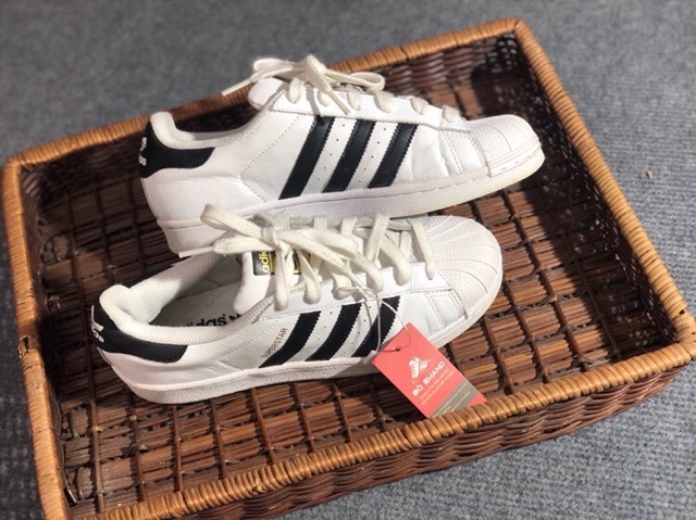 Giày adidas superstar real -secondhand ,cond cao giá mềm