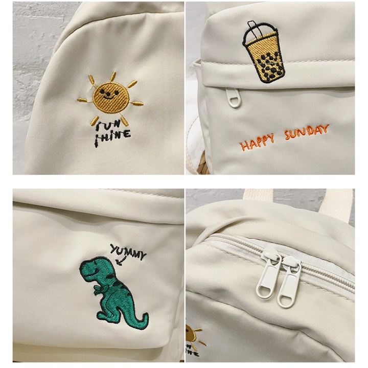 Ba Lô Đi Học/Du Lịch Họa Tiết Hoạt Hình Thời Trang Nhật Hàn Dành Cho Nam Và Nữ