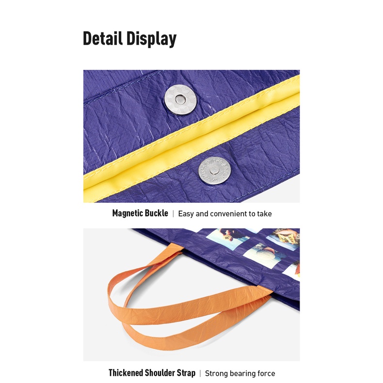 MAH Túi vải thiết kế in ấn nguyên bản Túi đeo vai chủ đề đại dương