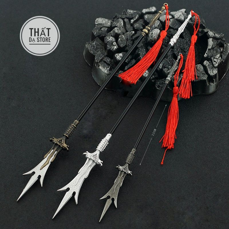 Móc Khóa Tam Tiên Nhận của Dương Tiễn 22cm.