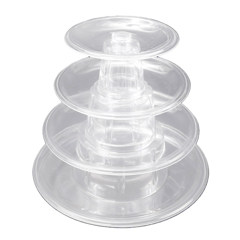 Giá đỡ bánh Macaron 4 tầng thích hợp cho ngày kỷ niệm/trang trí giáng sinh