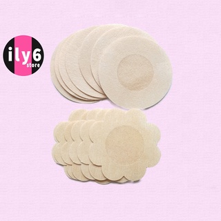 Miếng dán ti ngực giấy, Túi 10 miếng dán ngực chống lộ ti khoe vòng 1 quyến rủ E1242