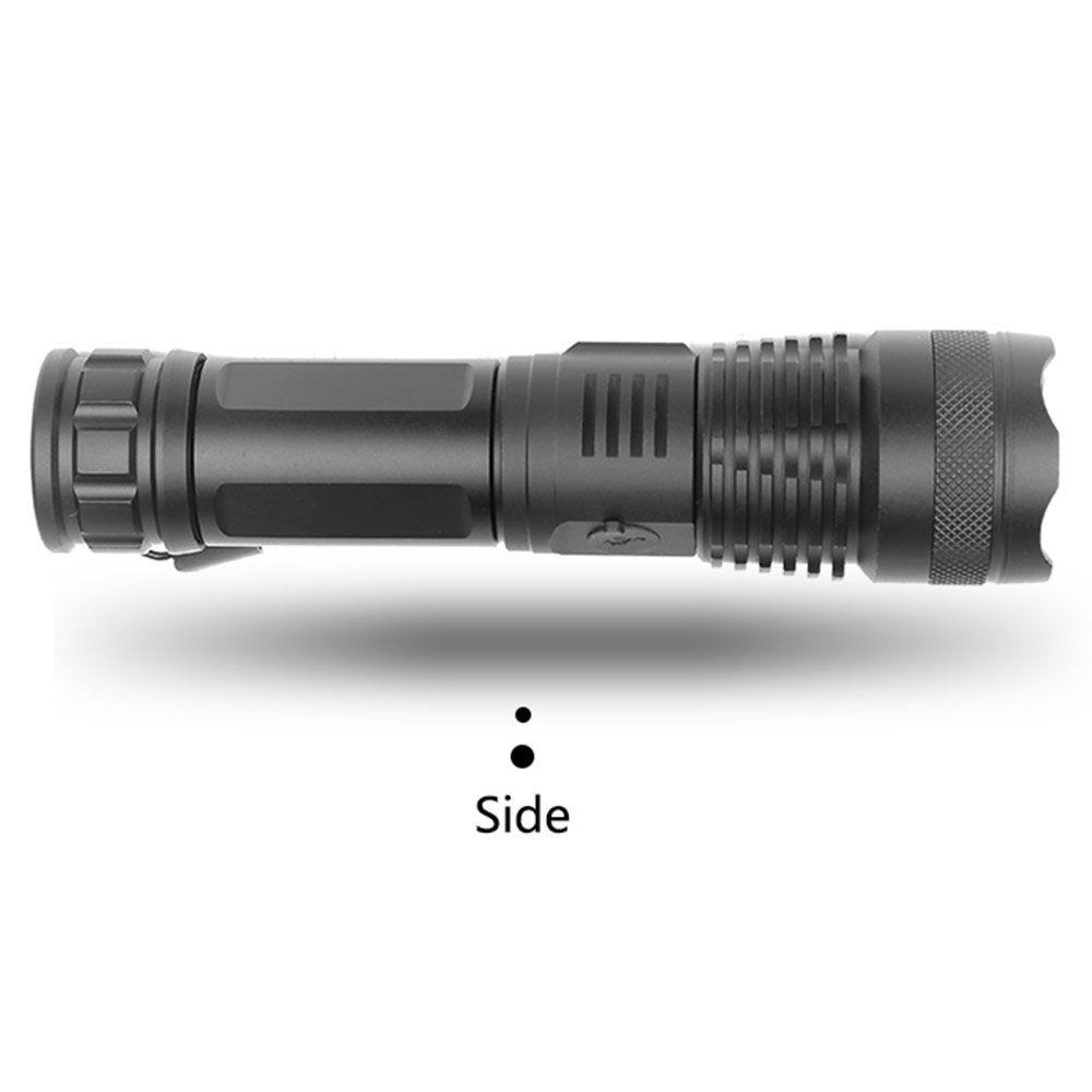 SHOUKEY Đèn Pin LED Bằng Hợp Kim Nhôm Siêu Sáng Kèm Sạc USB Tiện Dụng Mang Theo Cắm Trại