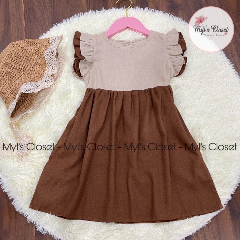 Chocolate Dress- Váy thiết kế bé gái