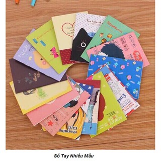 Combo 10 Quyển Sổ Tay Mini Nhiều Mẫu Kute