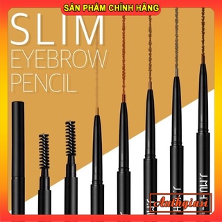 Chì kẻ mày J.MUE Slim Eyebrow Pencil 2 đầu dạng vặn dễ dàng sử dụng lâu trôi siêu mảnh