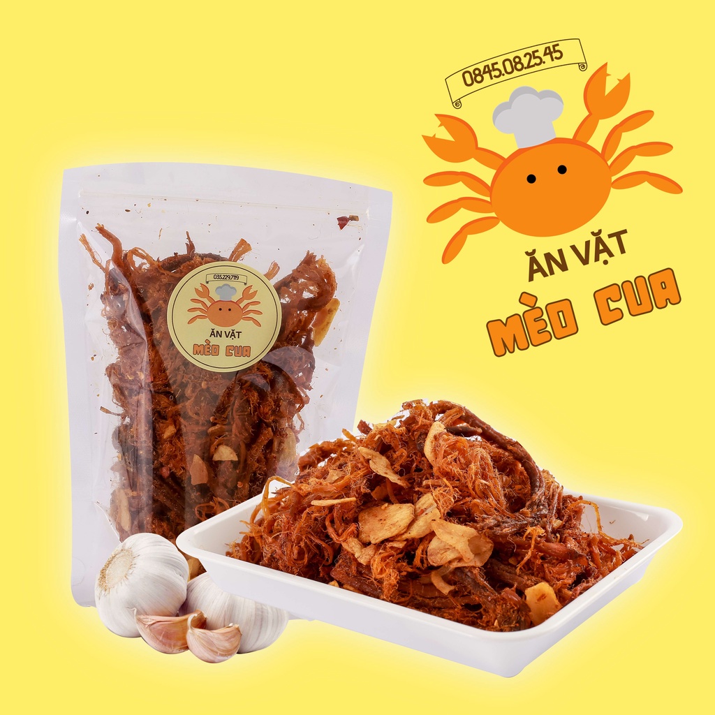 Khô Heo Cháy Tỏi 200g - Ăn Vặt Mèo Cua | BigBuy360 - bigbuy360.vn