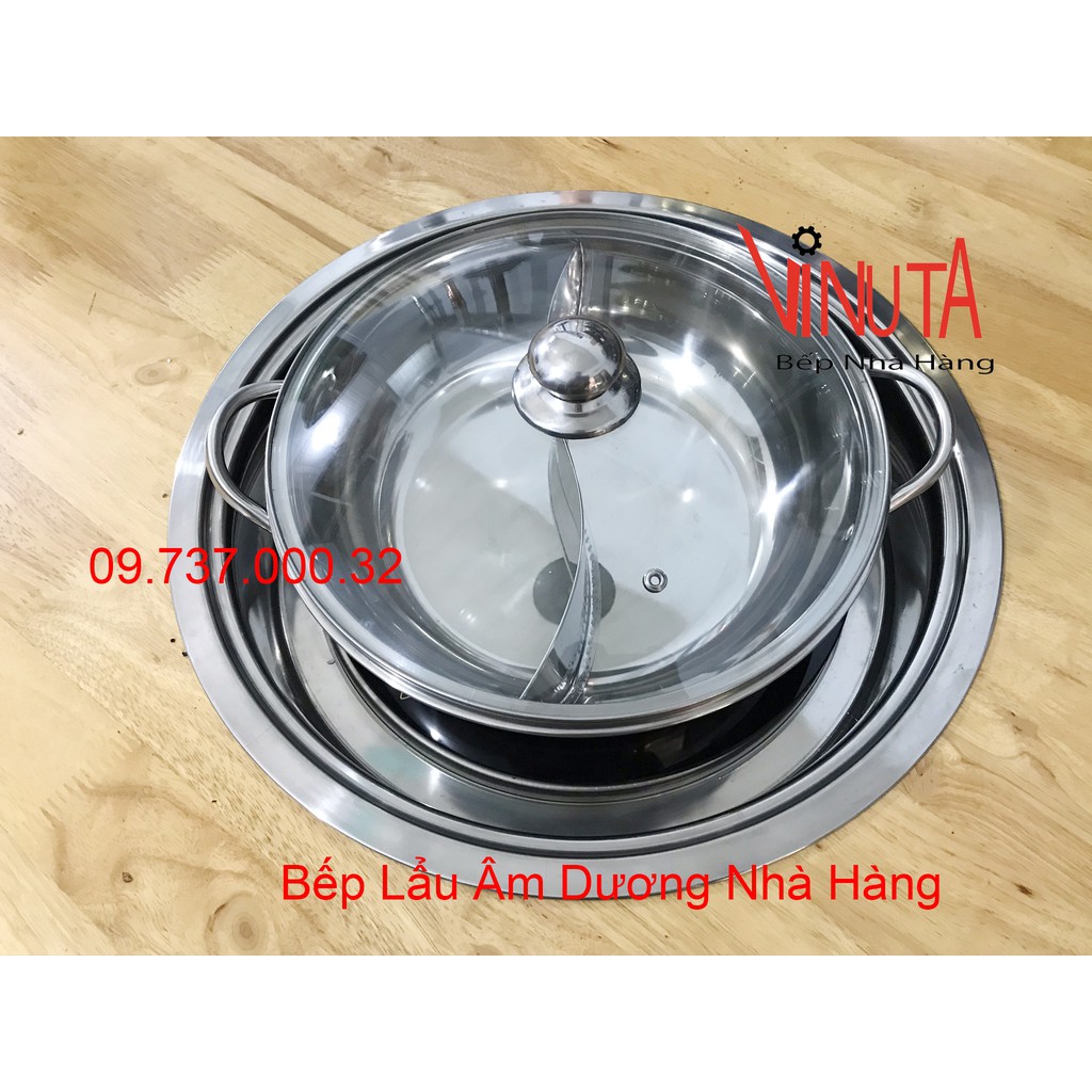 Bếp lẩu âm bàn tròn 2000w, Nồi lẩu hình tròn nhà hàng, quán ăn, gia đình