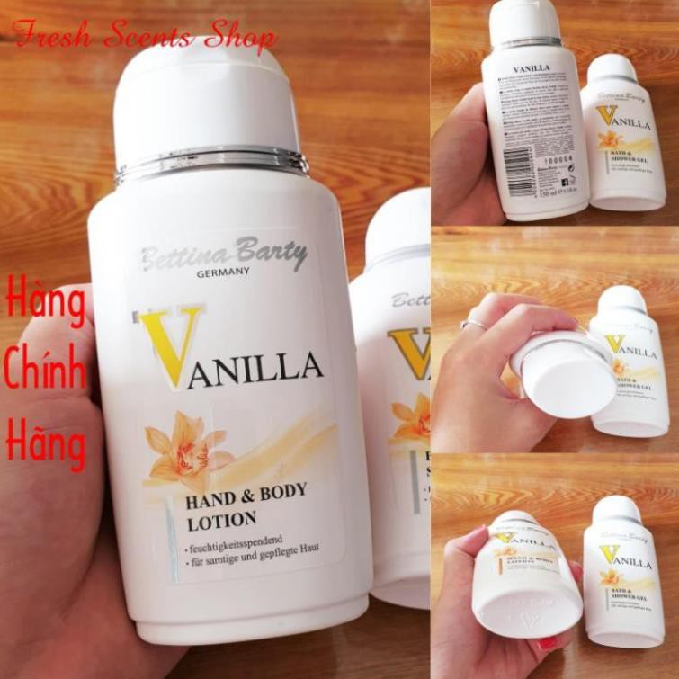 Dưỡng thể Vanilla 150ml hương nước hoa - Nhập khẩu Đức - Thơm dai và săn chắc làn da