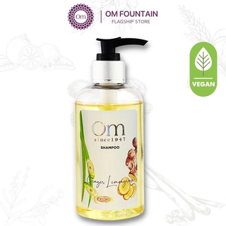 Dầu gội Ngừa rụng và kích thích mọc tóc Tinh dầu Gừng Sả Ginger Lemongrass 250ml - Om Fountain