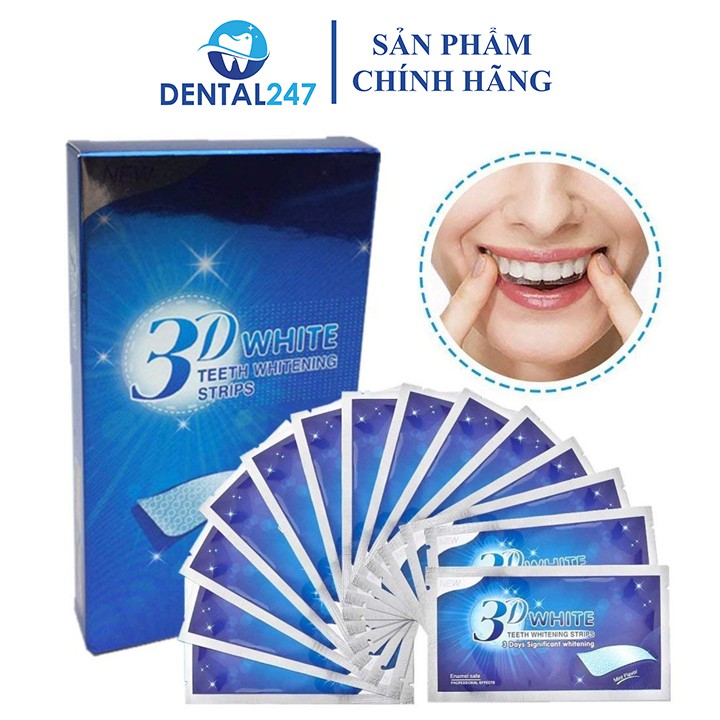 Set 28 miếng dán 3D Whitening trắng răng an toàn và chất lượng cao