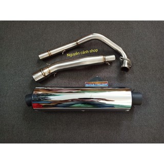 pô CBR gắn exciter 150 full cổ hai khúc