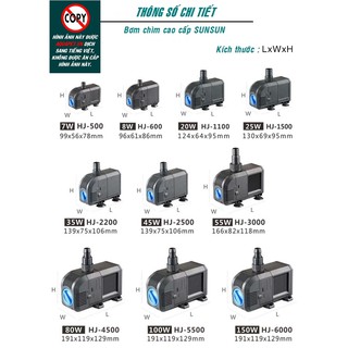 Bơm SUNSUN HJ-1500 25W