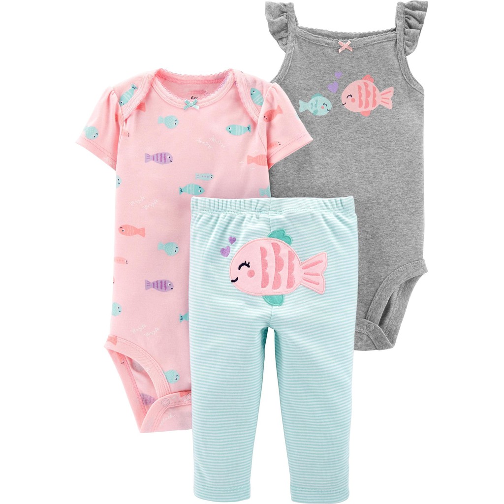 Set bộ quần áo CHÍNH HÃNG US size 6m đến 18M