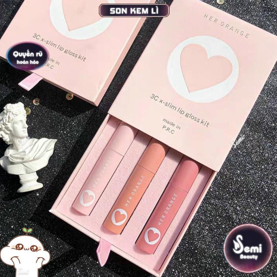 Set son kem lì lâu trôi mềm mượt herorange 3C slim | BigBuy360 - bigbuy360.vn