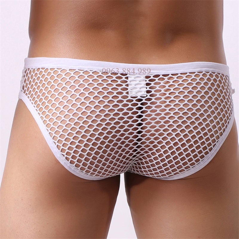 Quần lót tam giác nam SX.16 chất thun lưới cỡ lớn, thoải mái, mát mẻ, độc đáo- Giao hàng an toàn cho anh em