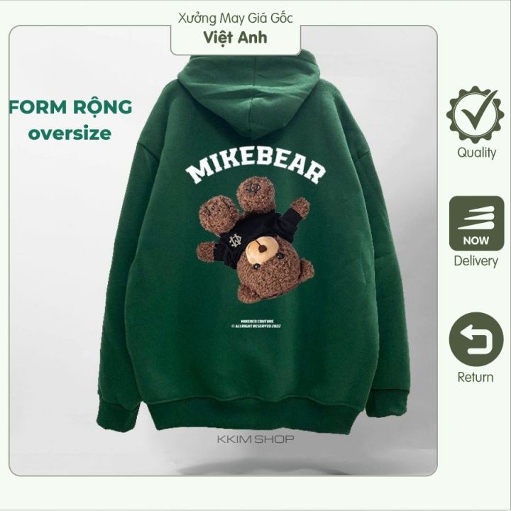 Áo Hoodie nỉ bông  basic nam nữ form rộng thu đông Kiểu Dáng Hàn Quốc - TD02