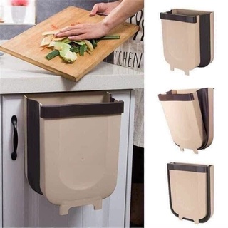 Thùng rác nhỏ treo tủ bếp gấp gọn thông minh