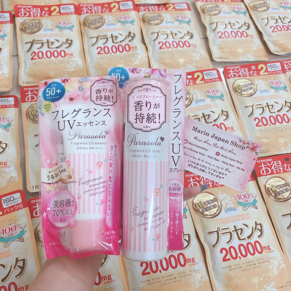 Kem chống nắng Illumi Parasola Fragrance UV Essence SPF50+ , PA++++ Nhật Bản