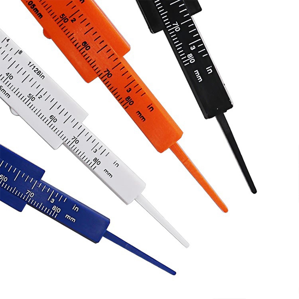 Thước đo kích thước 0~80mm cho thợ làm trang sức 4 màu tuỳ chọn