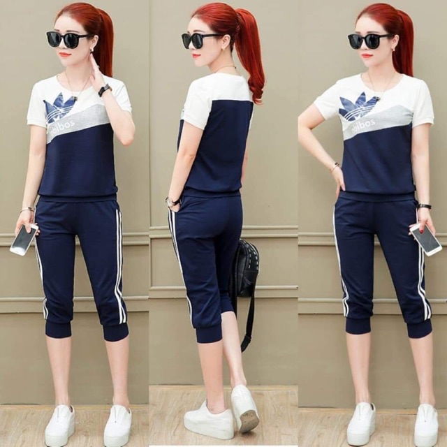 SET BỘ ĐỒ NỮ PHỐI MÀU QUẦN LỮNG