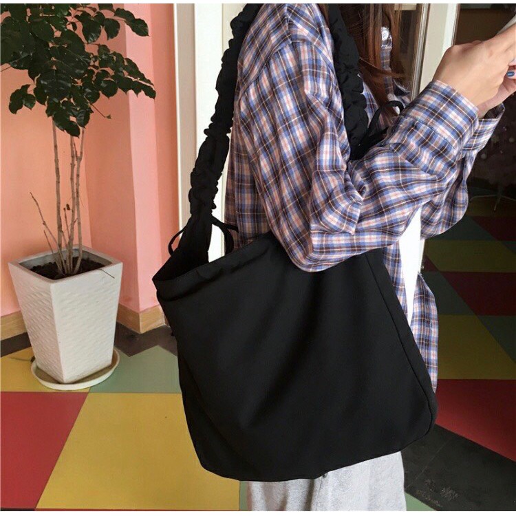 Túi Vải Dây Rút FRRESHIPTúi Tote Ulzzang Dây Đeo Cách Điệu Chuẩn Style Hàn Quốc