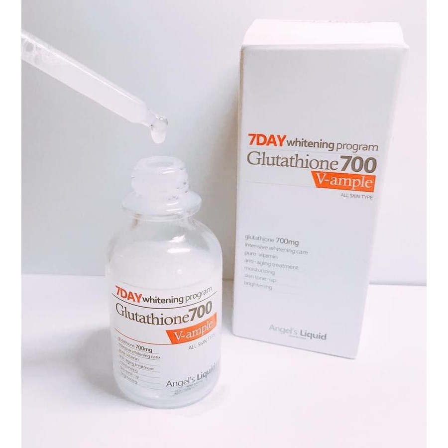 Tinh chất Angel's Liquid 7 Day Whitening Program Glutathione 700 v-Ample/ Glutathione+ Niacinamide 700 V-Ampoule