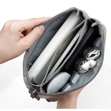 Túi đựng phụ kiện đa năng 2 ngăn có ngăn phụ hãng Baona