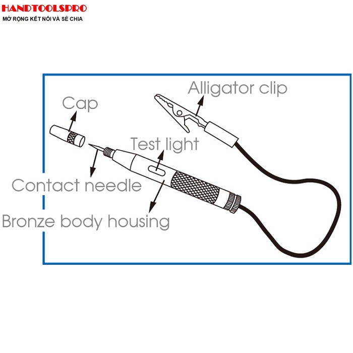Bút thử điện xe máy ôtô Kingtony 9DC22