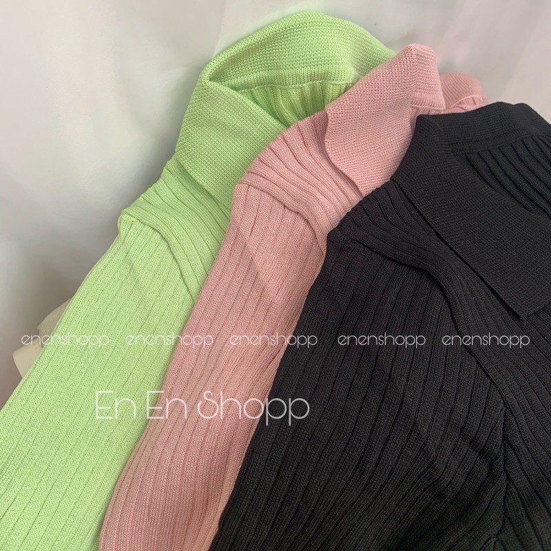 [Mã SKAMA06 giảm 8% tối đa 50K đơn 250K] [ẢNH THẬT]Váy polo len tăm(V127) | BigBuy360 - bigbuy360.vn