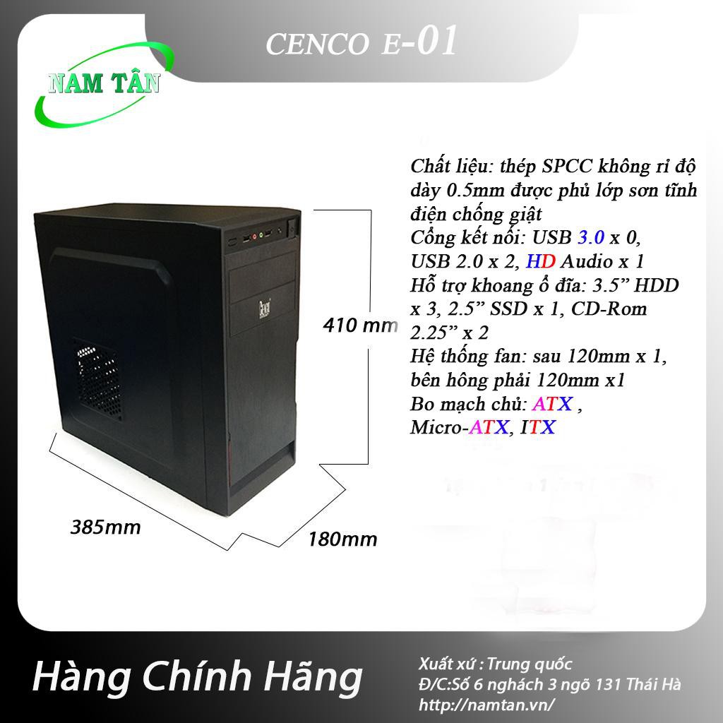 Vỏ Máy Tính Văn Phòng CenCo E-01