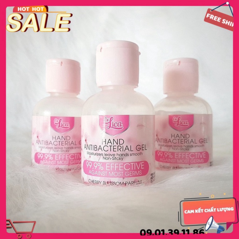 Gel rửa Tay Khô ExLica Hương Anh Đào (chai 100ml)