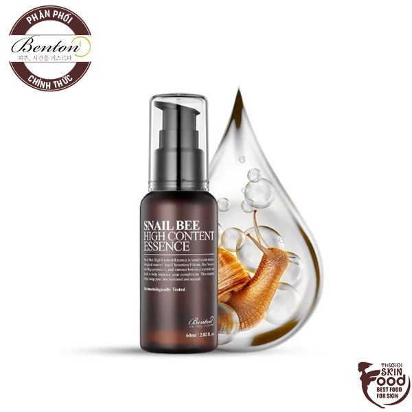 Tinh Chất Phục Hồi Da, Giúp Da Săn Chắc Chiết Xuất Ốc Sên Benton Snail Bee High Content Essence
