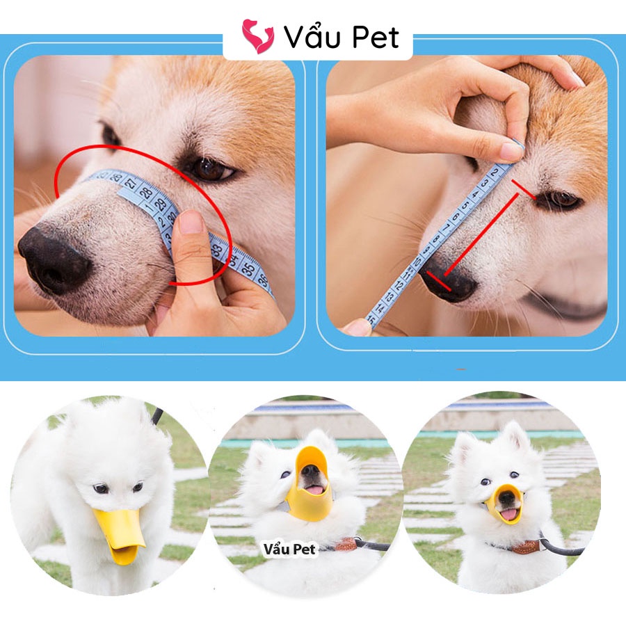 Rọ Mõm Mỏ Vịt Cho Chó Mèo Thú Cưng