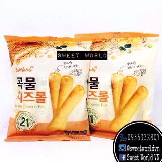 Bánh ngũ cốc cuộn phô mai Samyang - Hàn Quốc